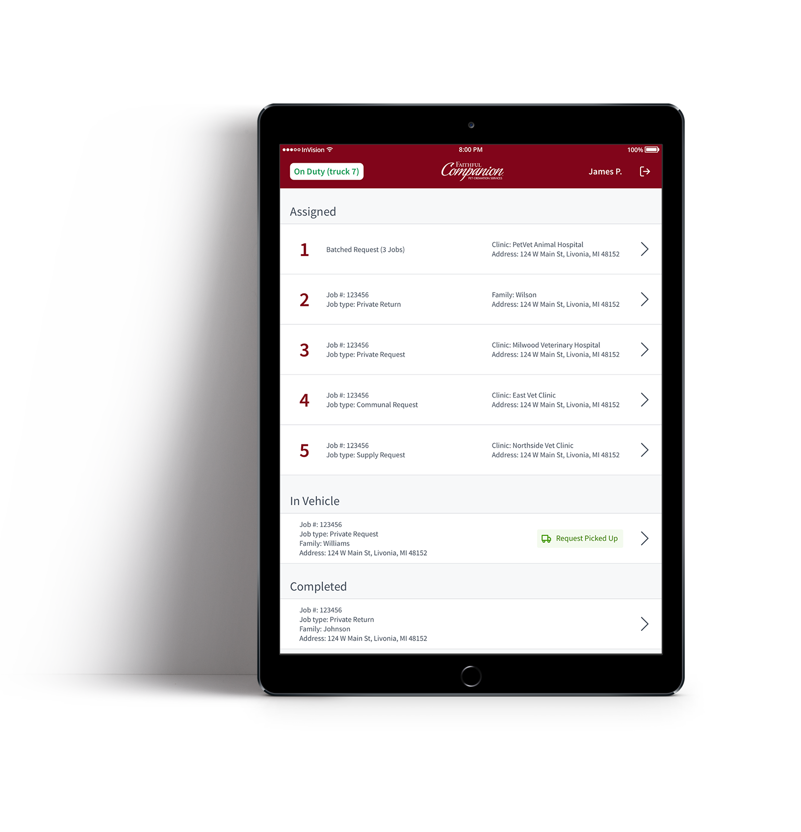 Faithful Companion mobile website design by SPARK