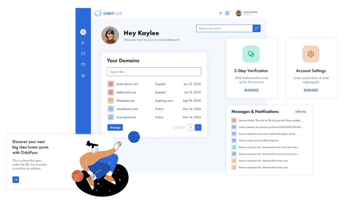 Custom built business dashboards created by SPARK