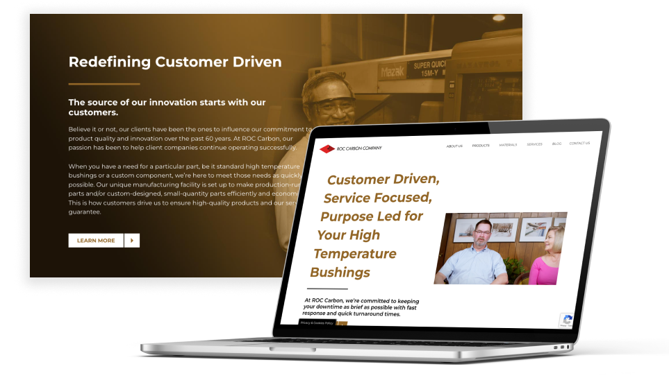 ROC Carbon - Website Redesign 2