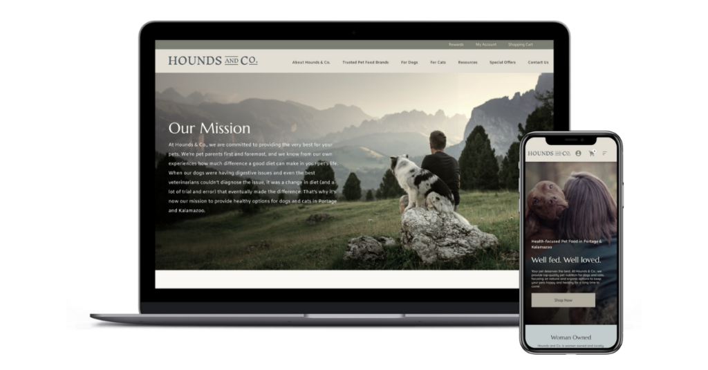 Hounds and Co. Unleashes a New Look In-Store and Online 5 Hounds and Co. Website Revamp