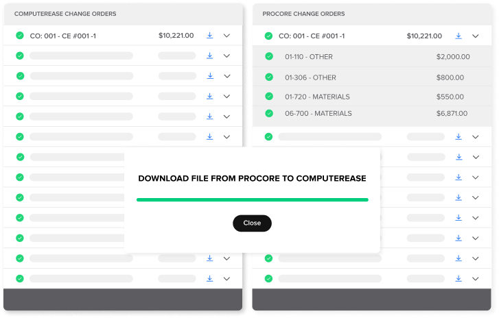 Sync Procore and ComputerEase 8 Group 1059 1