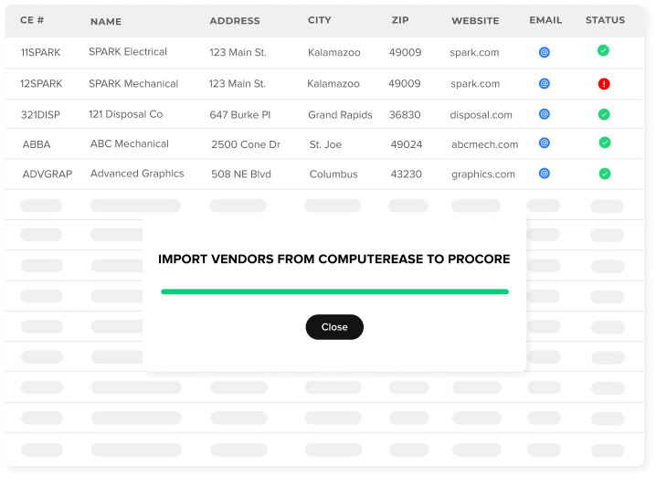 Sync Procore and ComputerEase 11 Group 1061 1