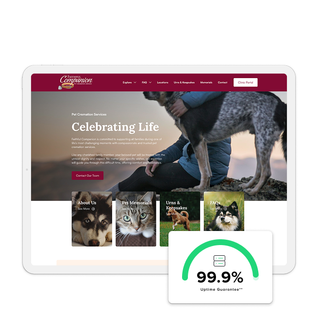 Host Your Website Mockup